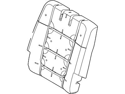 Ford Police Interceptor Utility Seat Cushion - BB5Z-7866801-B