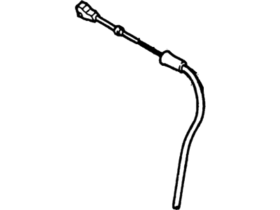 Ford F2UZ-7E395-A Selector Lever Control Cable Assembly