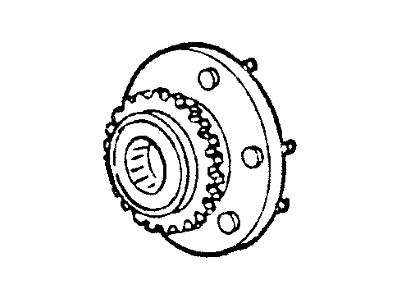 1990 Lincoln Continental Wheel Hub - E6DZ1104A