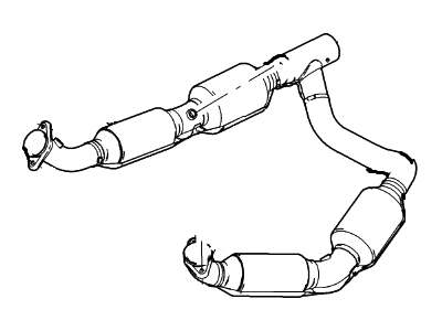 Ford 5C2Z-5F250-EA Catalytic Converter Assembly