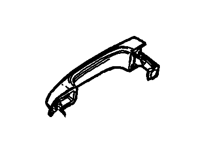 Ford Taurus X Door Handle - 8G1Z-5422404-AG