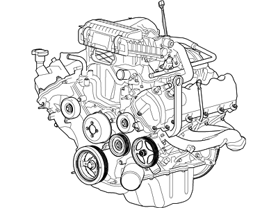 Ford 4L3Z-6007-GA Engine Assembly