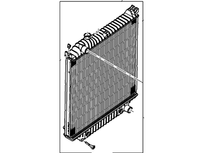 Mercury Mountaineer Radiator - 6L2Z-8005-AACP