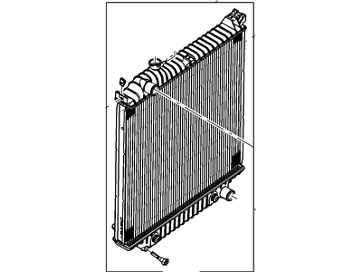 2008 Mercury Mountaineer Radiator - 8L2Z-8005-ACP