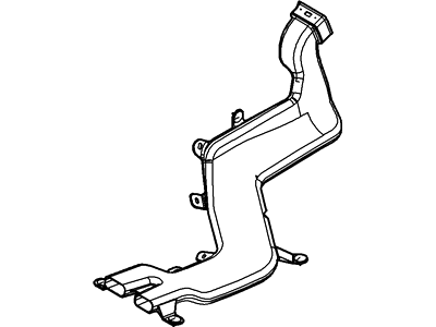 Ford 7T4Z-18C420-B Duct - Heater