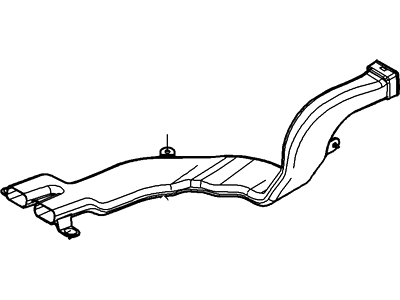 Ford 7T4Z-18C420-A Duct - Heater