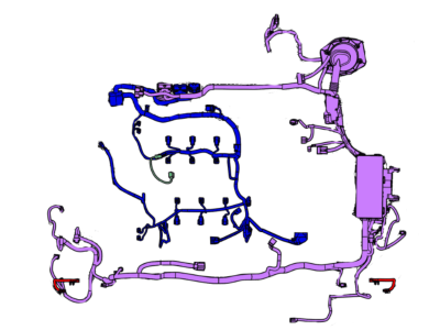 Ford DB5Z-14290-RR Wiring Assembly