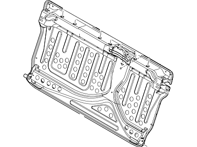 Ford CV6Z-58613A38-A Frame And Spring - Front Seat