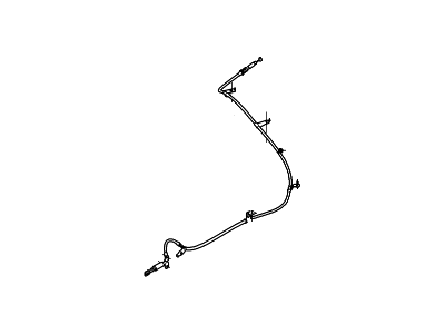 2007 Lincoln MKX Parking Brake Cable - 7T4Z-2A603-A