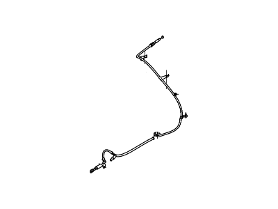 2008 Lincoln MKX Parking Brake Cable - 7T4Z-2A603-A