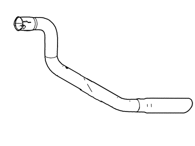 2008 Ford Explorer Exhaust Pipe - 7L9Z-5202-B