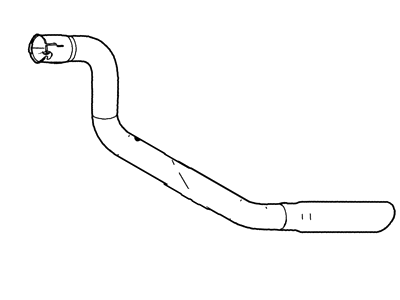 Mercury Exhaust Pipe - 7L9Z-5202-B