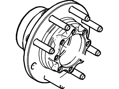 2005 Ford F53 Stripped Chassis Wheel Hub - 5C3Z-1109-DA