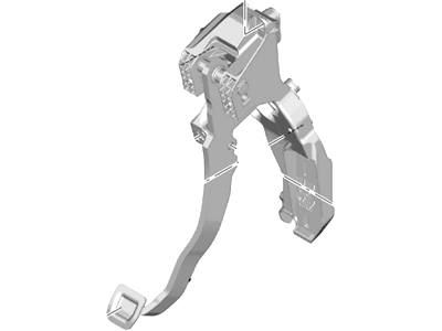 Lincoln MKZ Brake Pedal - DG9Z-2455-B