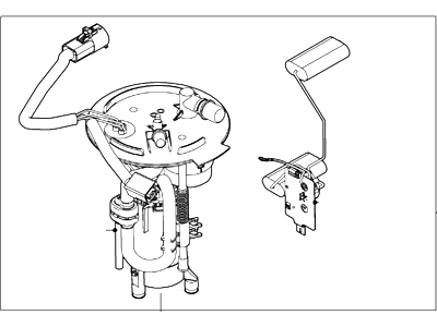 Ford AL2Z-9H307-AA Fuel Pump And Sender Assembly