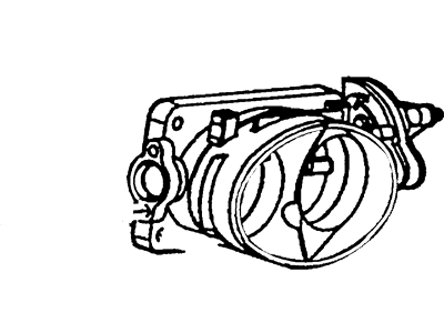 1997 Lincoln Mark VIII Throttle Body - F7LZ9E926BC