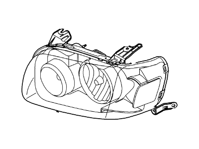 Ford 7L8Z-13008-D Headlamp Assembly