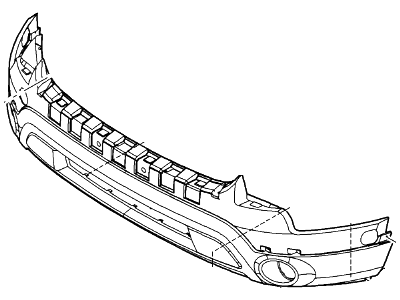 2012 Ford Explorer Bumper - BB5Z-17D957-BA