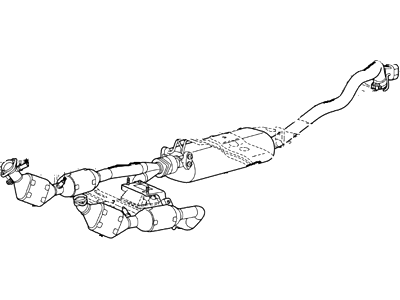 Ford 3L7Z-5E212-EB Catalytic Converter Assembly