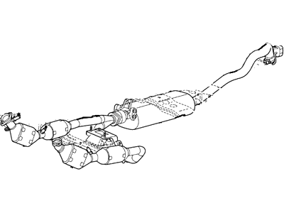 Ford 2L7Z-5E212-AB Catalytic Converter Assembly