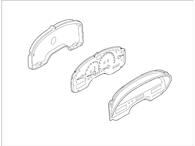 Ford XW4Z-10849-FH Instrument Cluster