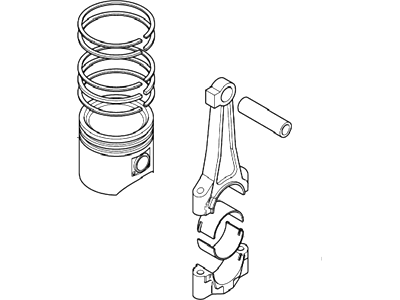 2003 Ford Focus Piston - 1S4Z-6100-AC