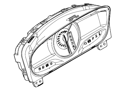 Ford Edge Instrument Cluster - BT4Z-10849-GB