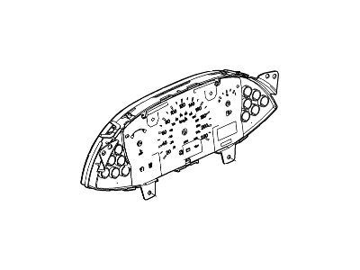 Ford Focus Instrument Cluster - 4S4Z-10849-EA