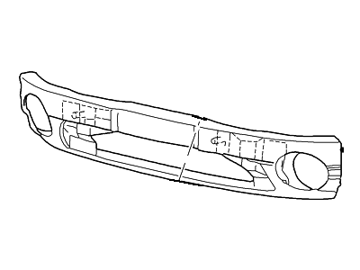 Ford 1L5Z-17757-AA Bumper Assembly - Front