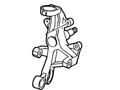 1997 Ford Taurus Spindle - XF1Z-4A013-AB