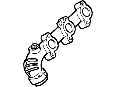 Ford Bronco Exhaust Manifold - E8TZ-9430-A
