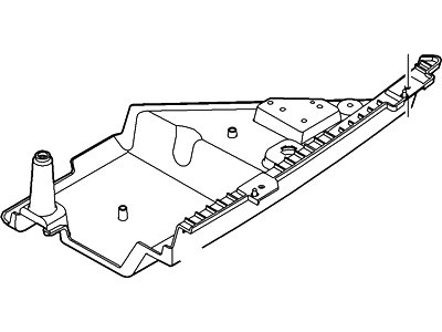 Ford BE9Z-74046A24-BA Insulator - Instrument Panel