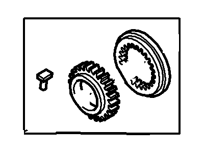 Ford 3R3Z-7124-BA Synchronizer Assy - 1st And 2nd Spd