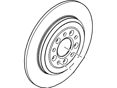 Ford 5F9Z-2C026-BA Disc - Brake