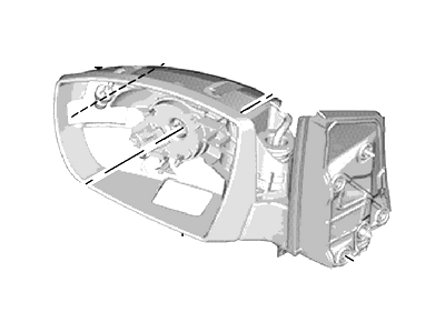 2013 Ford Escape Car Mirror - CJ5Z-17683-EA