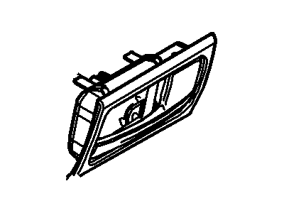 Mercury Door Handle - 6W3Z-5421818-AB