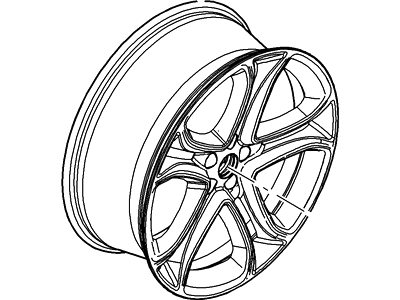 2014 Lincoln MKX Spare Wheel - DT4Z-1007-A