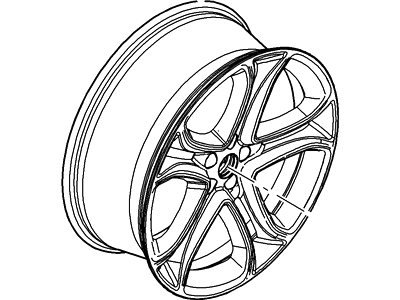 Ford DA1Z-1007-B Wheel Assembly