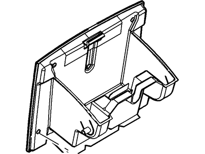 Ford 7L7Z-78115A00-BC Compartment Assembly - Rear Stowage