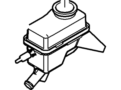 Mercury Power Steering Reservoir - 8G1Z-3E764-A