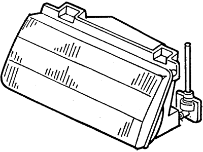 Mercury Topaz Headlight - E83Z13007A