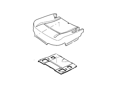 Lincoln Town Car Seat Cushion - 6W1Z-54632A23-A