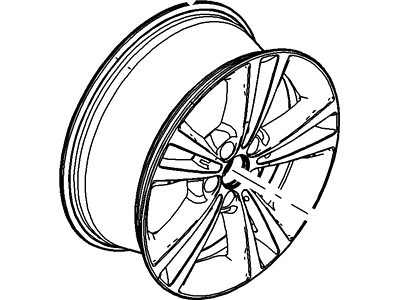 Ford 9A1Z-1007-B Wheel Assembly