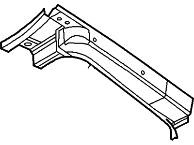 Ford 1W6Z-7645114-AA Trough - Luggage Compartment Drain