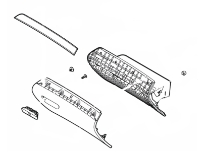 Ford FB5Z-78060T10-BA Box Assembly - Glove Compartment