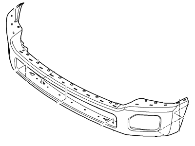 Ford F-550 Super Duty Bumper - BC3Z-17757-CCP