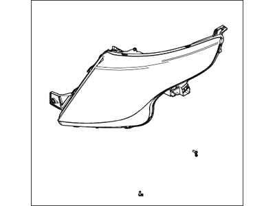 Ford BB5Z-13008-L Headlamp Assembly