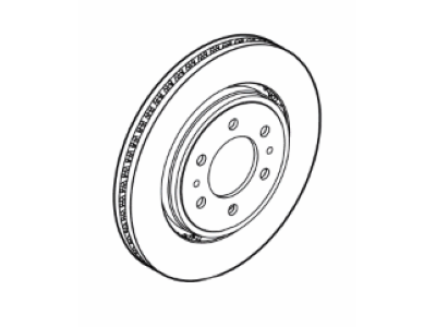 Ford G2MZ-1V125-AA Rotor Assembly - Brake