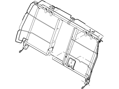 Ford 8A5Z-54613A38-A Frame - Rear Seat Back Retaining