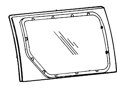 Ford 2F2Z-1625722-AA Window Assembly - Side